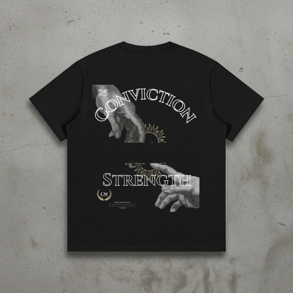 Conviction “C.O.A” Essential Cotton T-Shirt