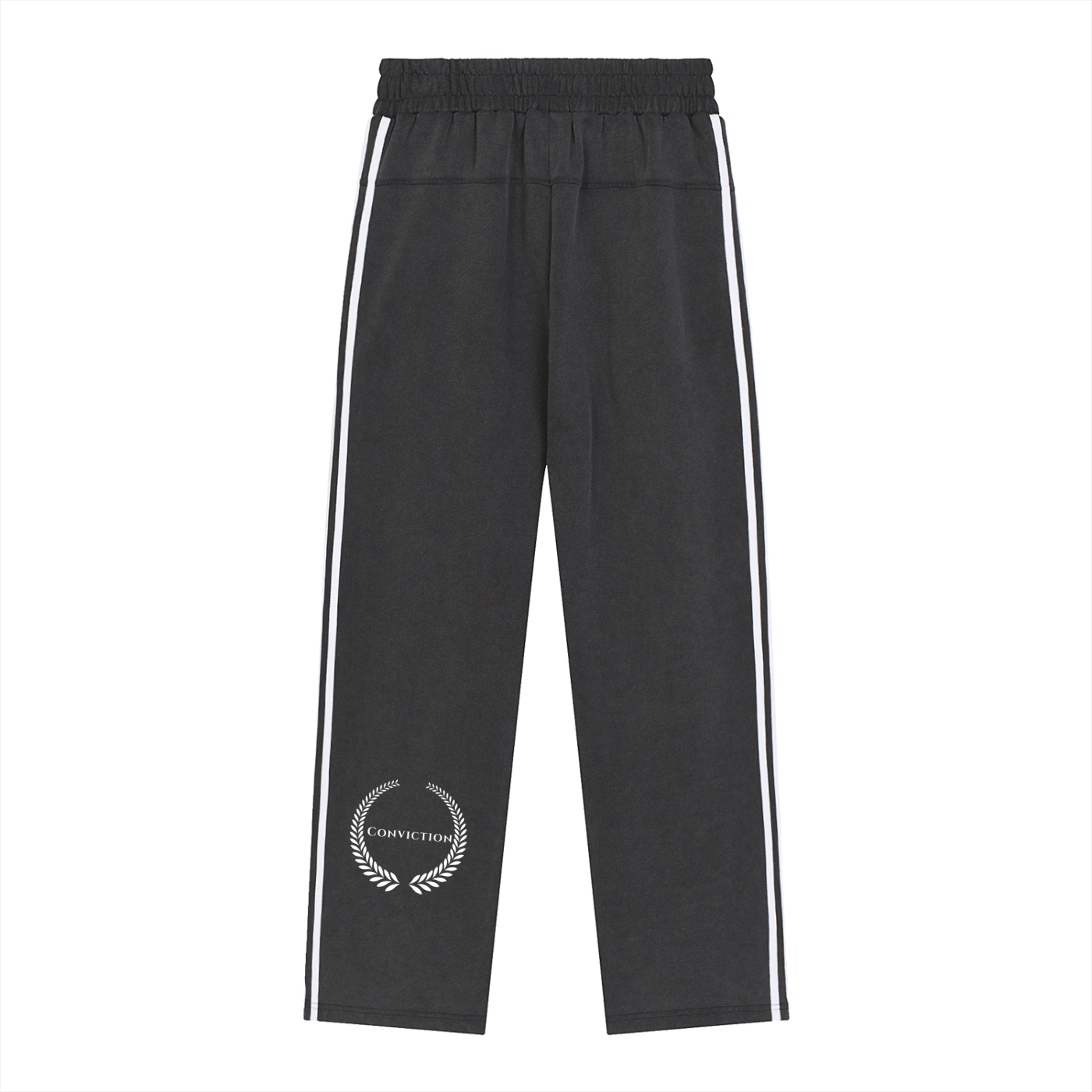 “CONVICTION STRENGTH” | Snow Washed Stripe Sweatpants