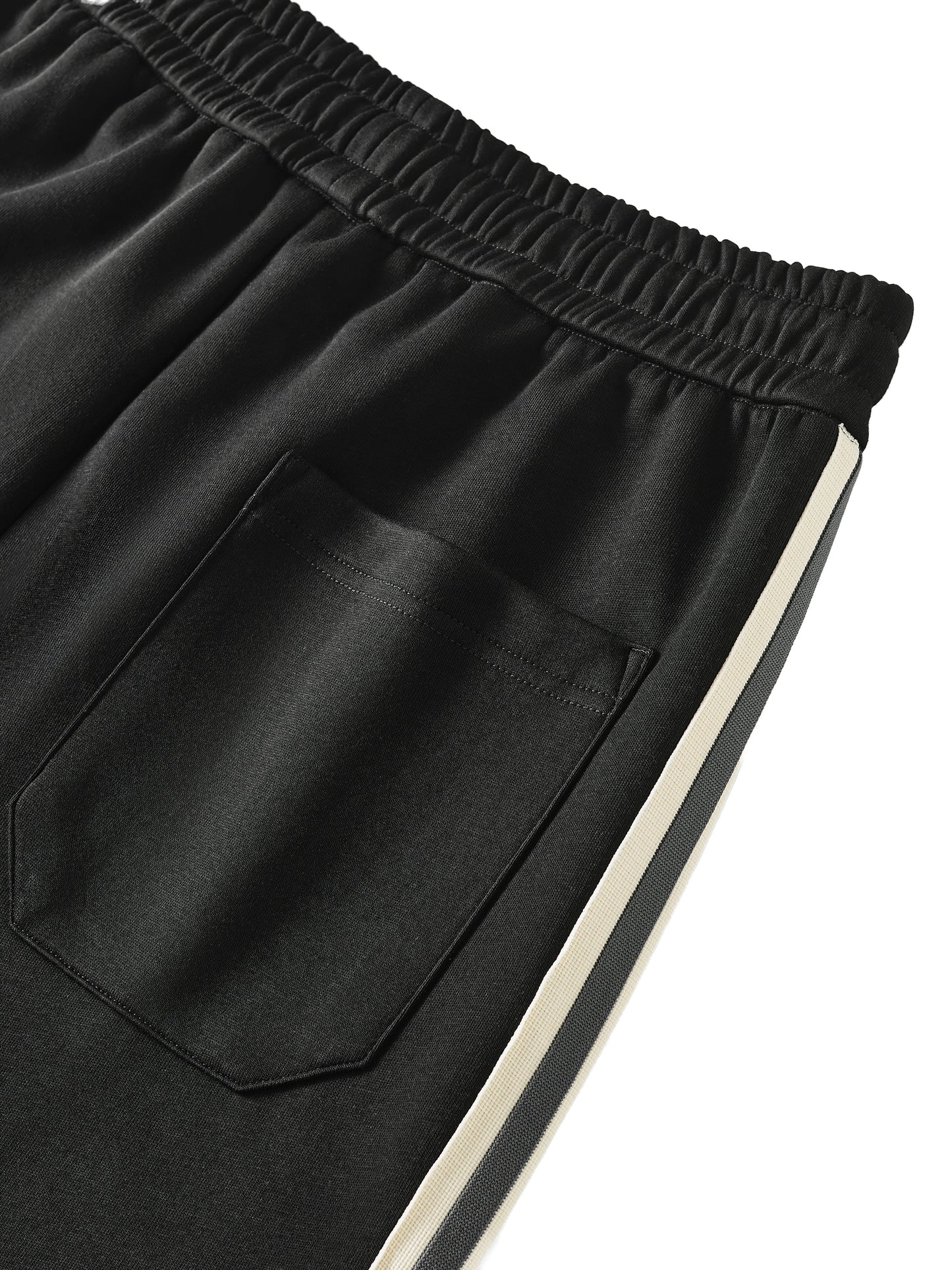 Conviction “Premium” Side-Stripe Straight-Leg Pants