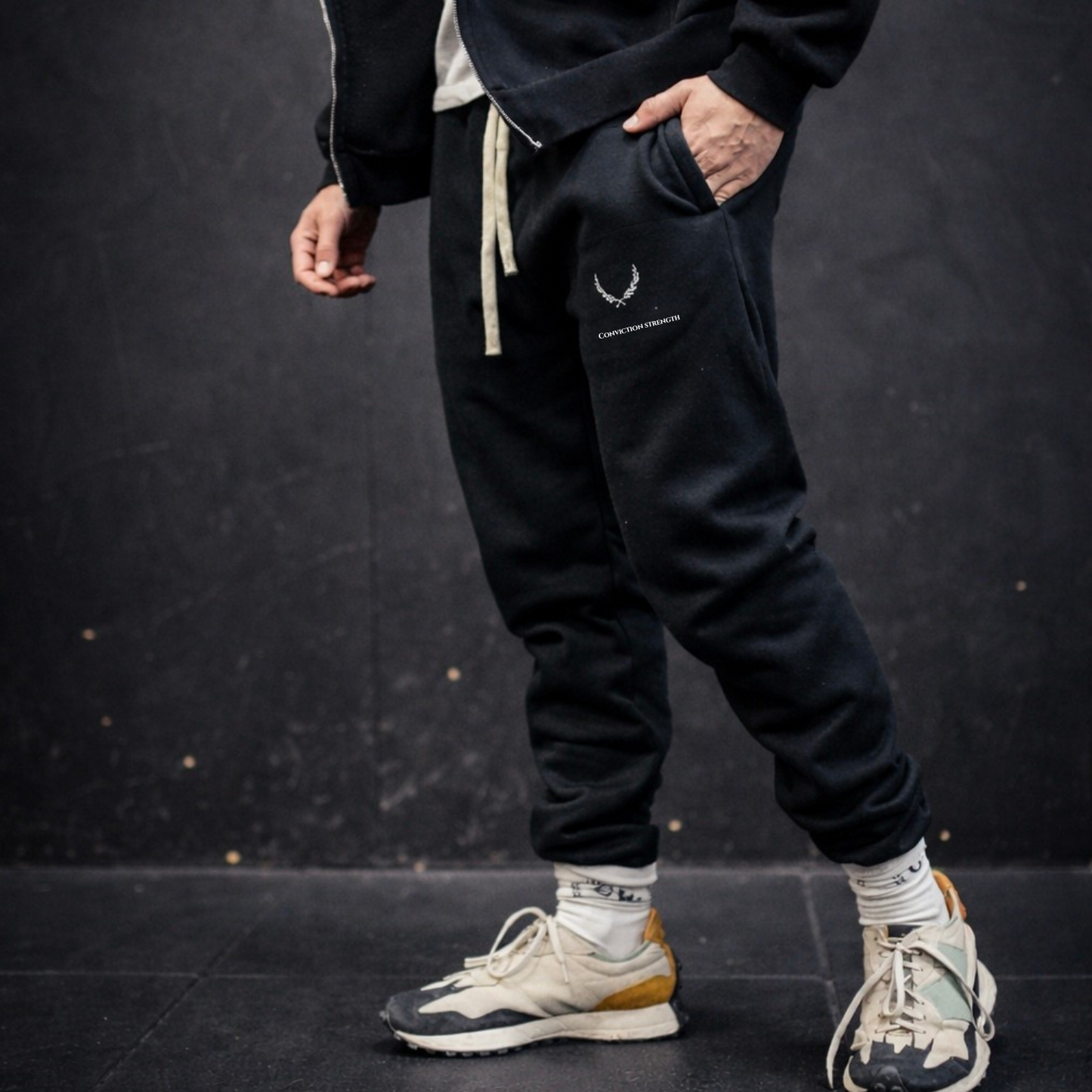 “CONVICTION STRENGTH” | Essential Fleece Sweatpants