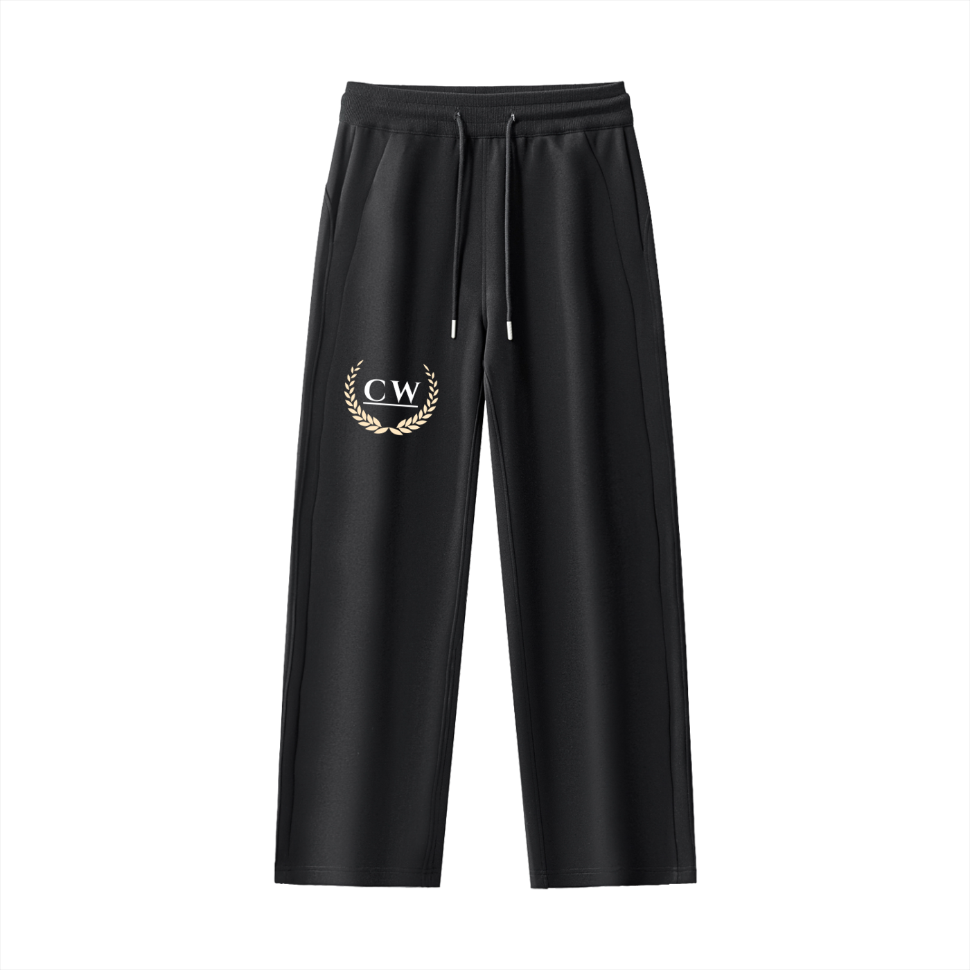 “Essential’s” Drawstring Straight-Leg Sweatpants