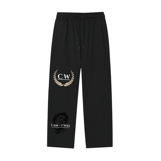 Conviction “I AM > I WAS” Mesh-Lined Quick-Dry Athletic Leg Pants