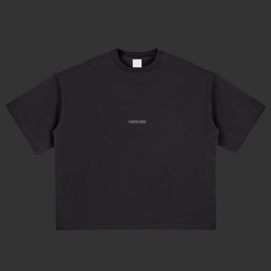 Vintage Washed “C.O.A” Boxy T-Shirt