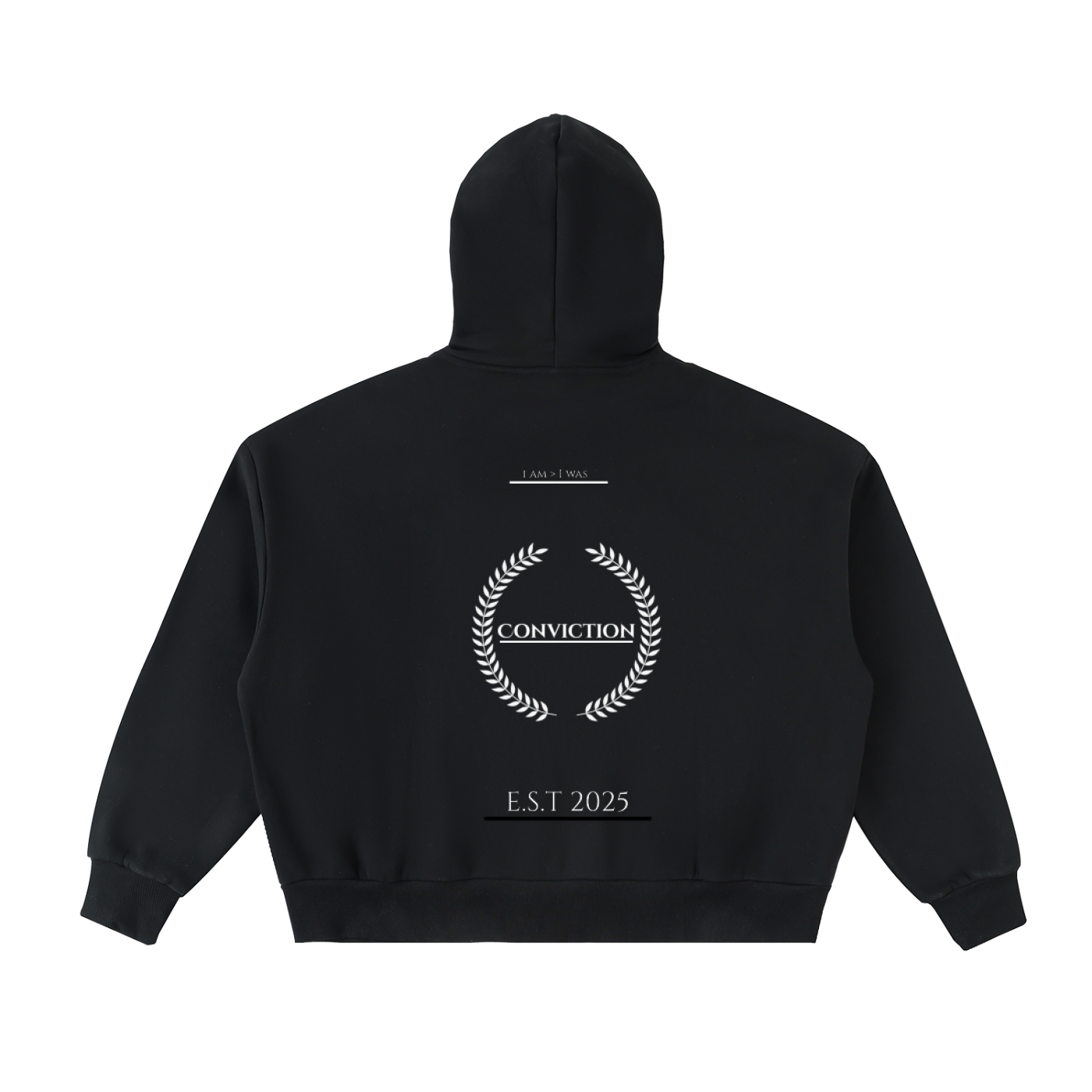Conviction “Foundation” Fleeced Full-Zip Boxy Hoodie
