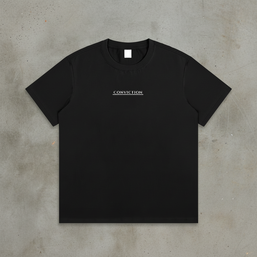 Conviction “C.O.A” Essential Cotton T-Shirt