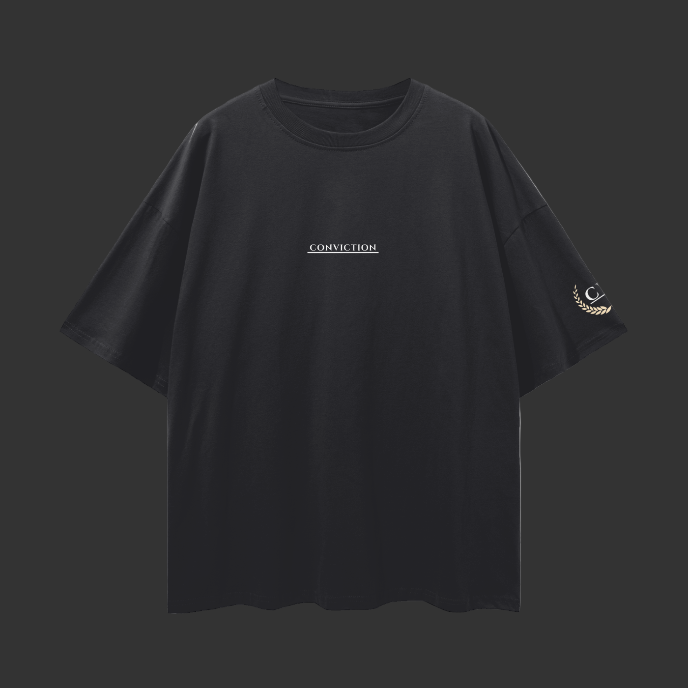 “Don’t Fall” Oversized Drop Shoulder T-Shirt