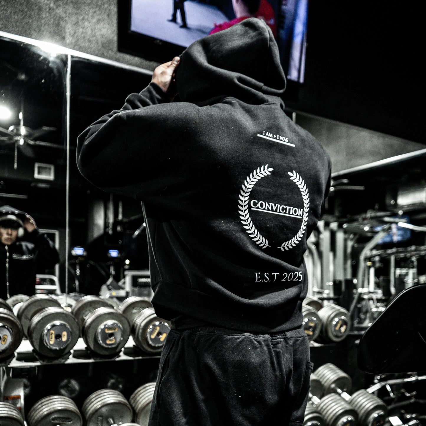Conviction “Foundation” Fleeced Full-Zip Boxy Hoodie