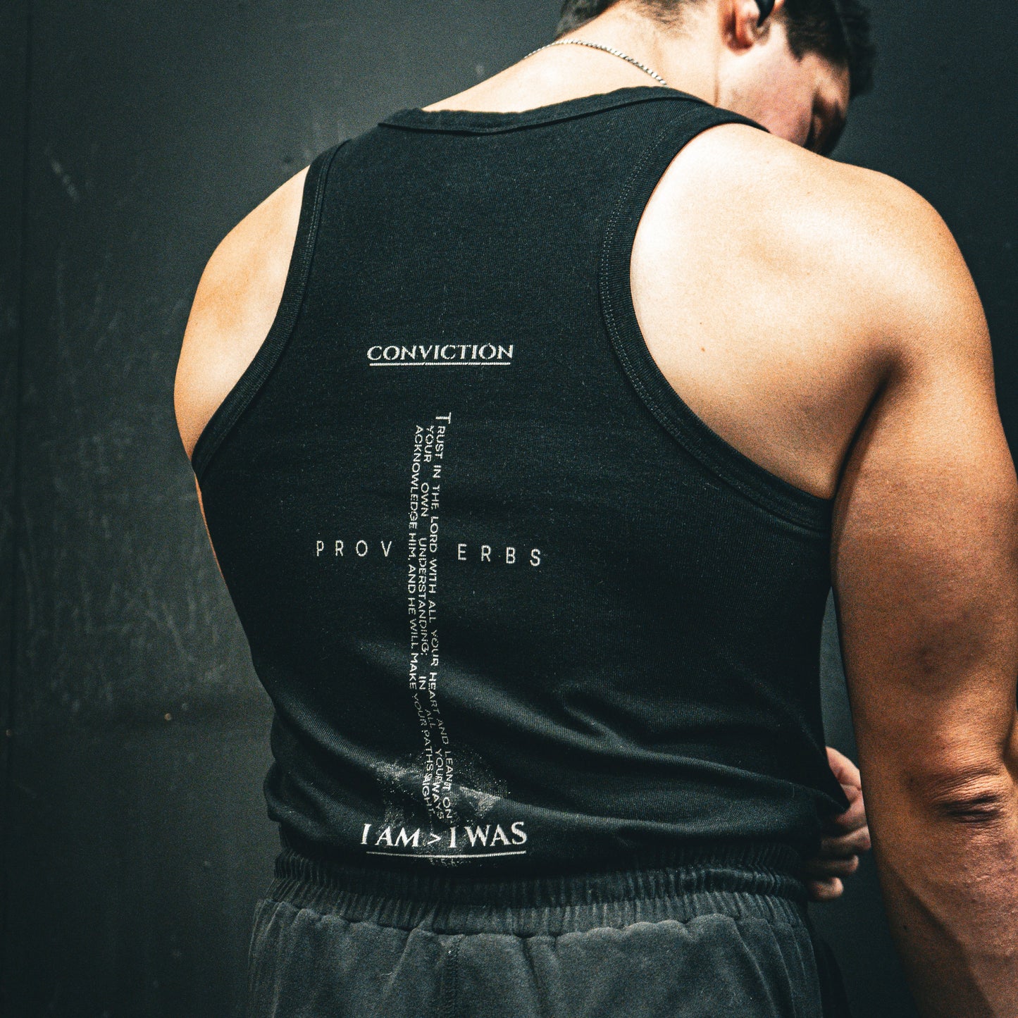 Conviction “TESTAMENT” Performance Tank Top