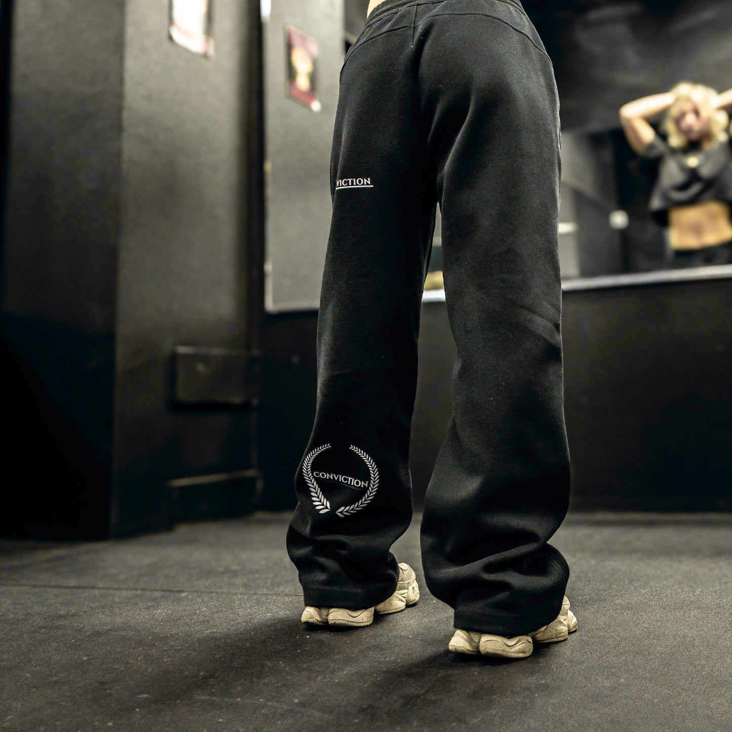 “Essential’s” Drawstring Straight-Leg Sweatpants