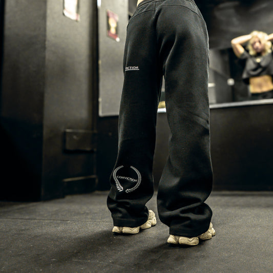 “Essential’s” Drawstring Straight-Leg Sweatpants