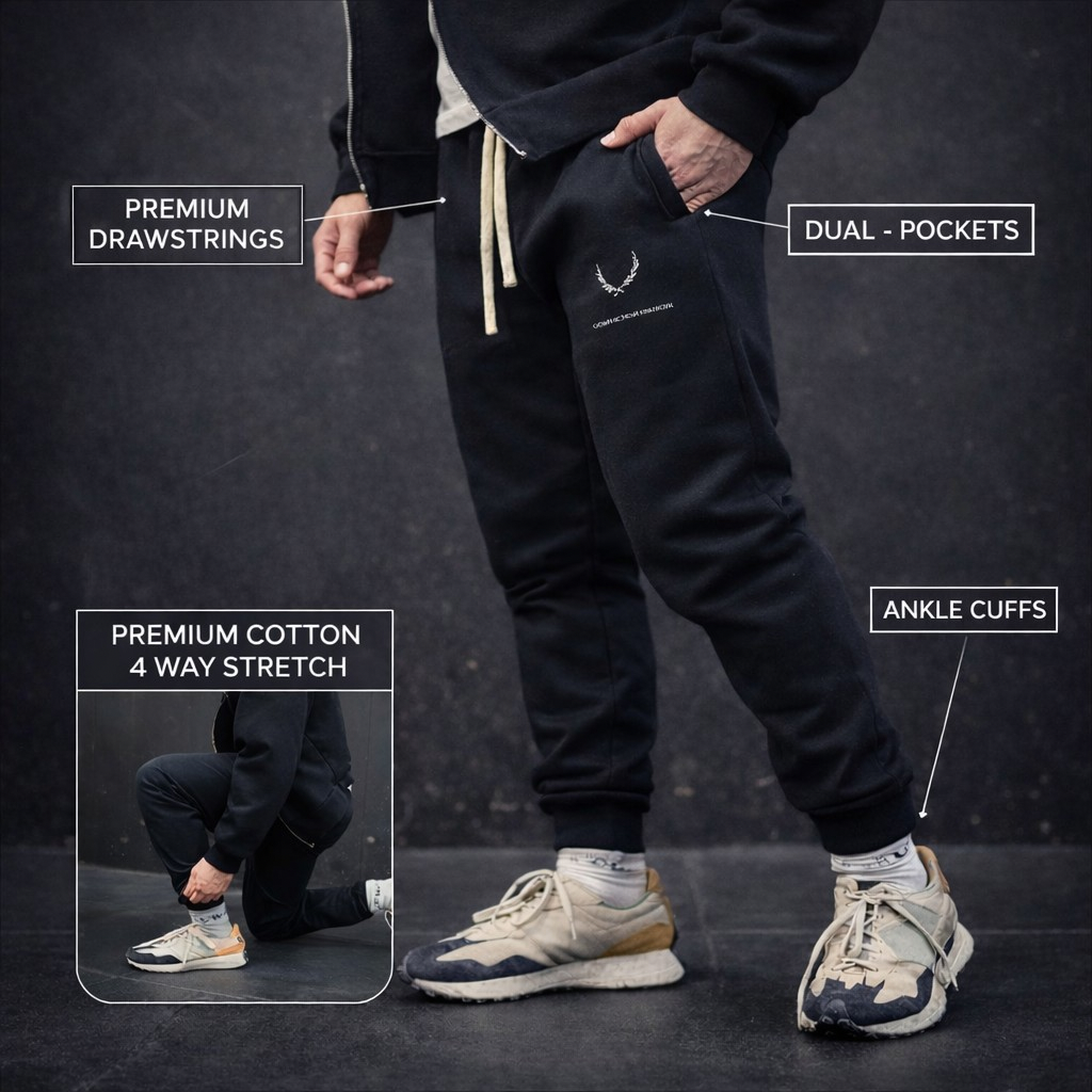 “CONVICTION STRENGTH” | Essential Fleece Sweatpants