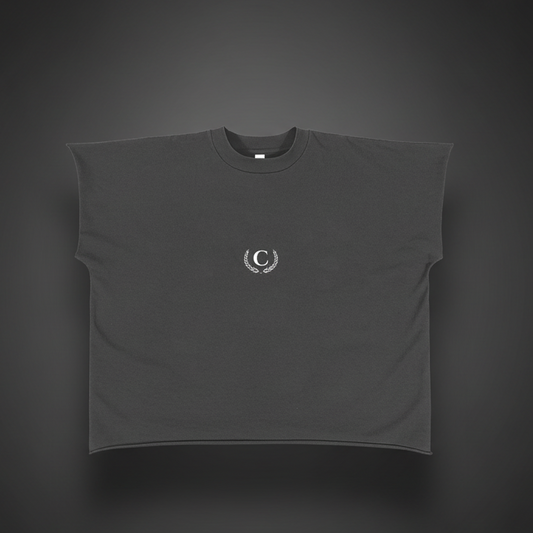 Conviction Lifting Club Raw Edge Boxy Tee