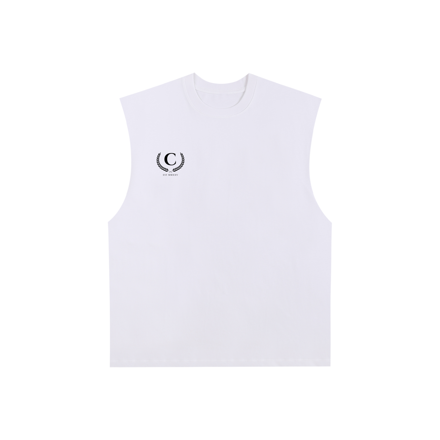 Conviction Raw Edge Cotton Tank Top