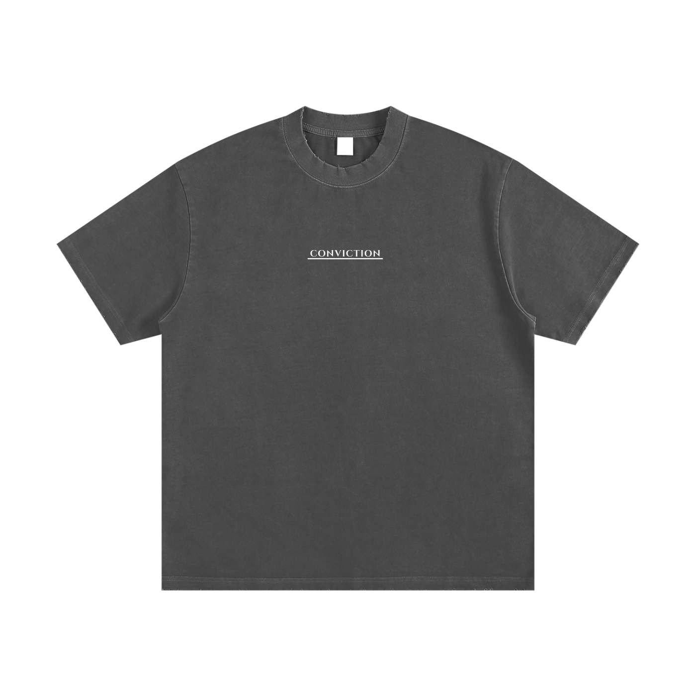 Conviction Heavyweight “The Fall”  Vintage Washed Frayed Tee